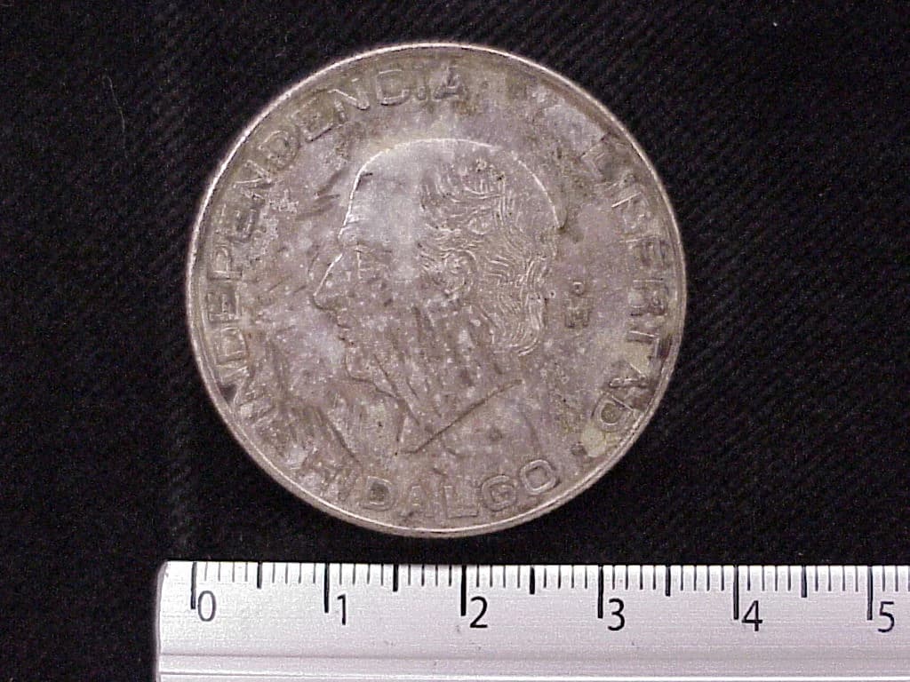5 Pesos Plata 1955 (reverso)