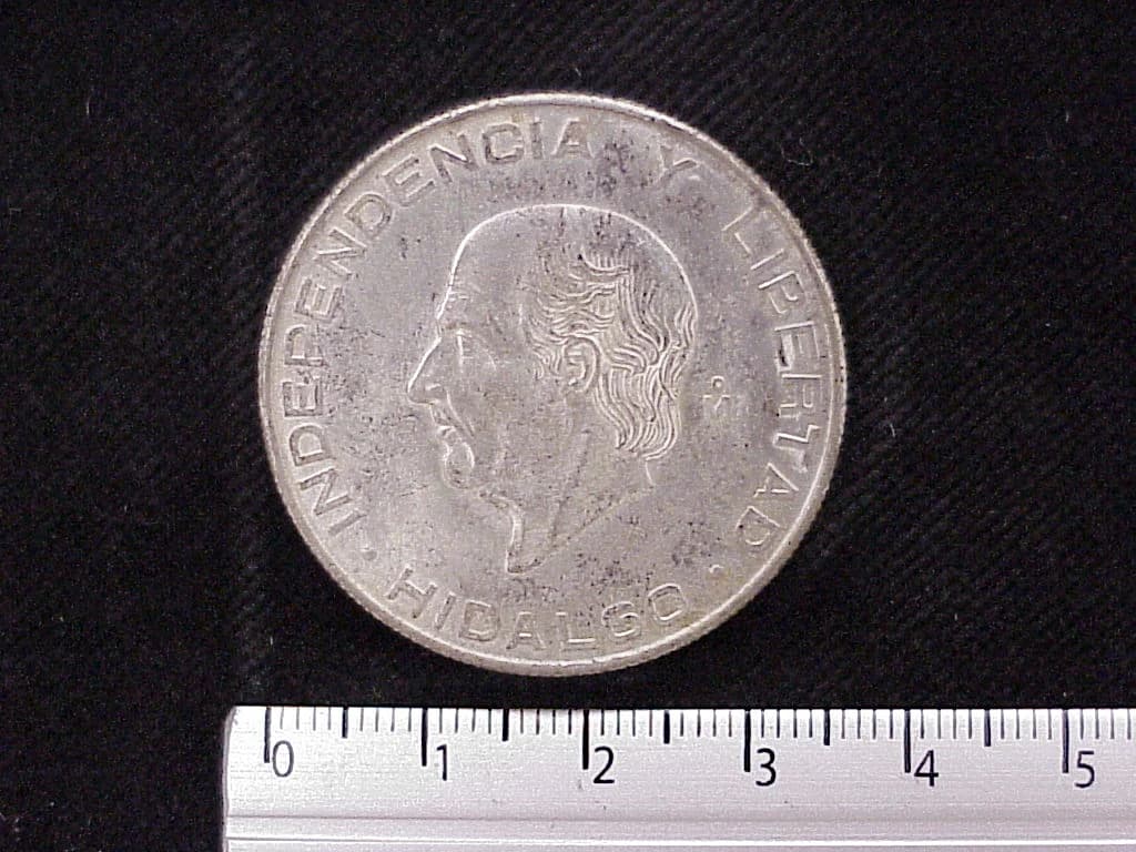 5 Pesos Hidalgo 1955-1957 · Reverso
