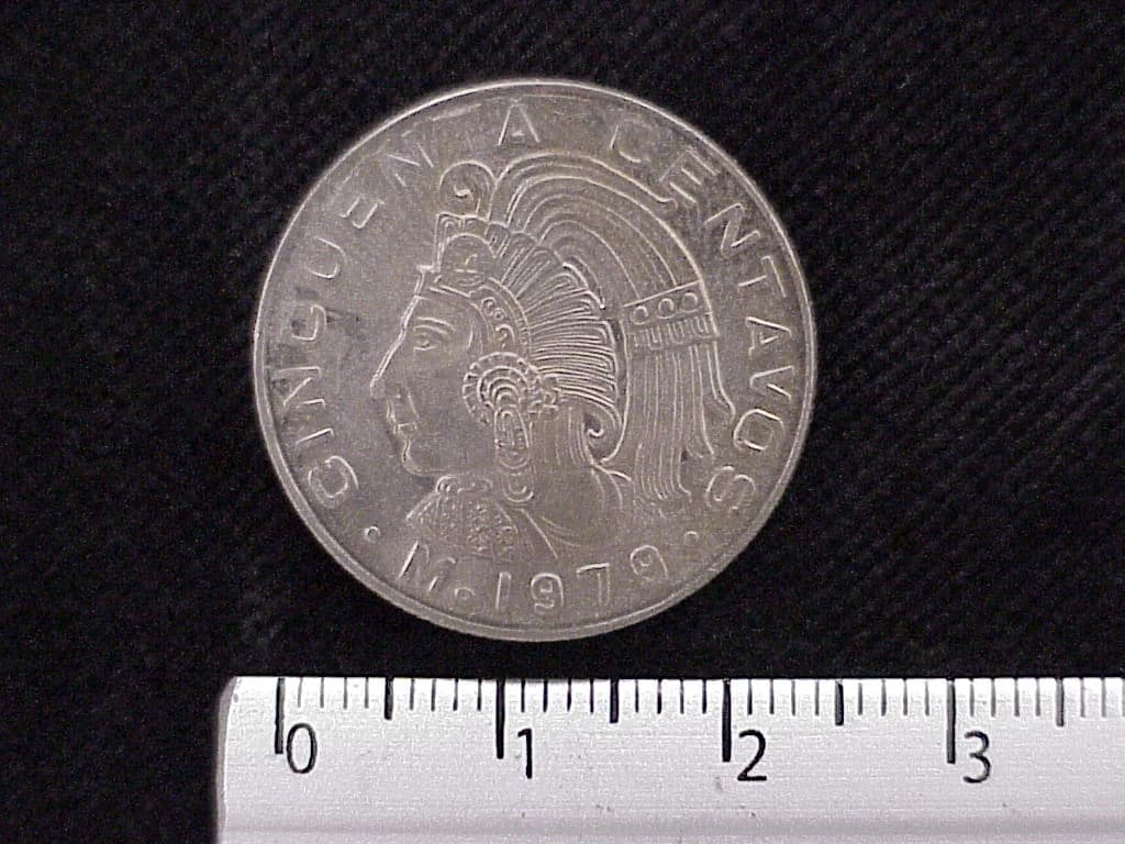 50 Cuproníquel 1979 . Inventario Banxico 11947 (reverso)