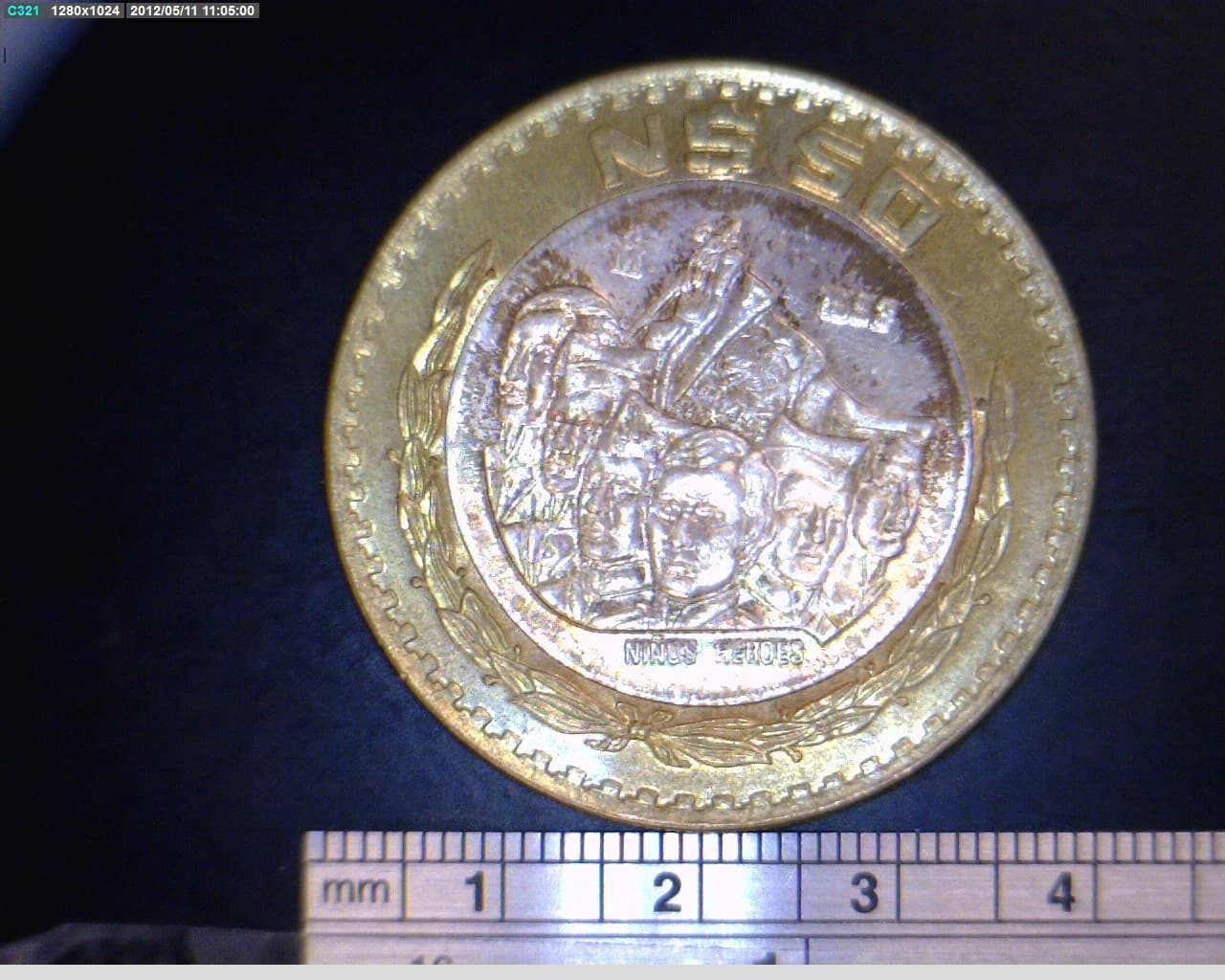 50 Bimetálica 1993 . Inventario Banxico 18533 (reverso)