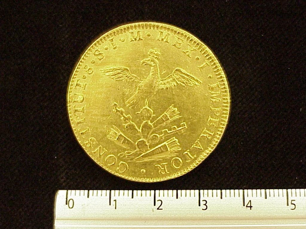 8 Escudos Agustin Iturbide 1822 · Reverso