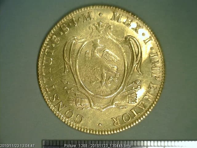 8 Escudos Agustin Iturbide 1823 · Reverso