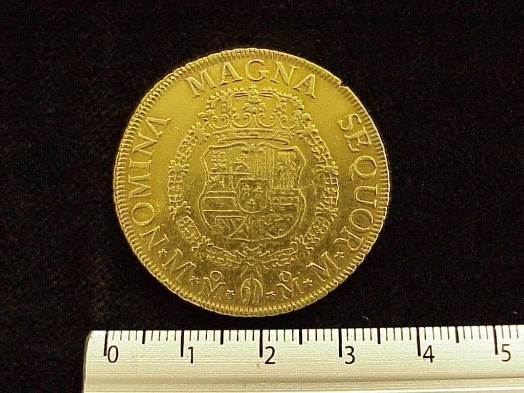 8 Escudos Carlos III 1760 · Reverso