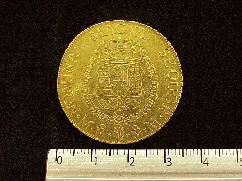 8 Escudos Carlos III 1761 · Reverso