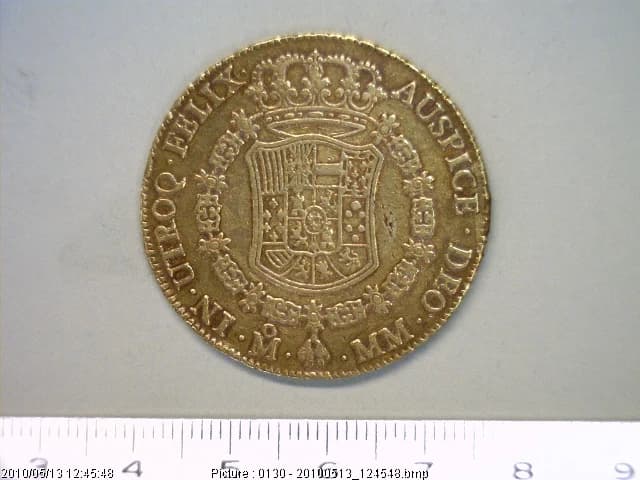 8 Escudos Carlos III 1763 · Reverso