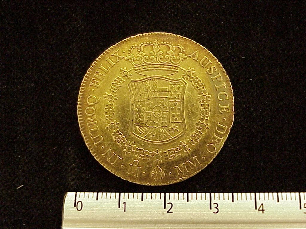8 Escudos Carlos III 1764 · Reverso