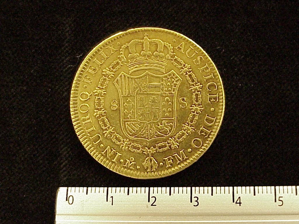 8 Escudos Carlos IV 1789 · Reverso