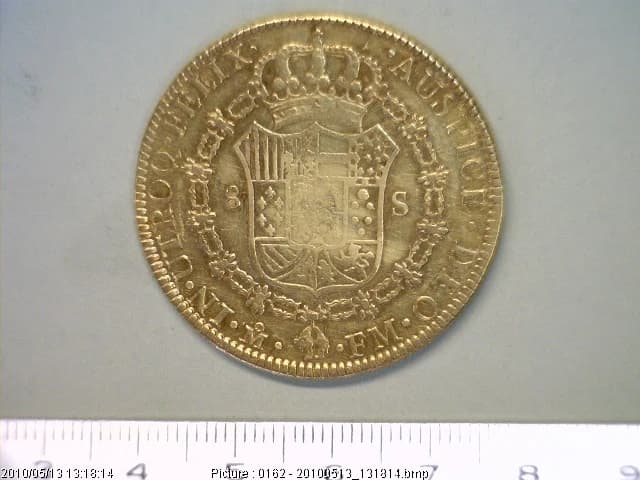 8 Escudos Carlos IV 1790 · Reverso