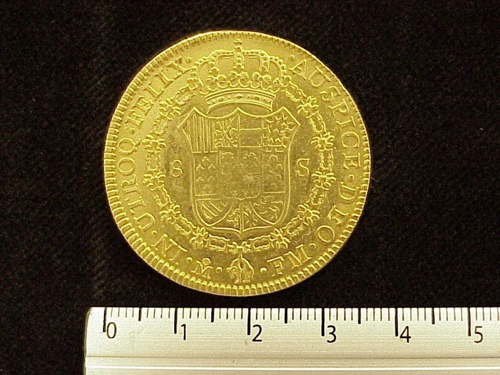 8 Escudos Carlos IV 1794 · Reverso