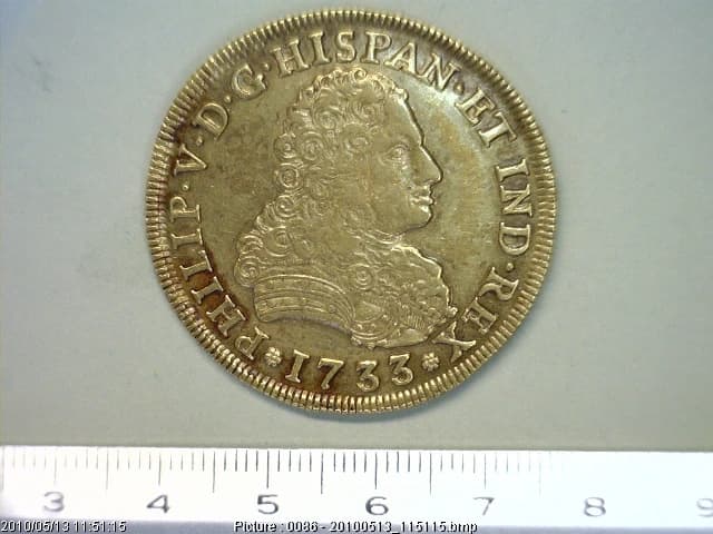 8-escudos-felipe-v-ii-1733-mexico-f - anverso (Banxico)