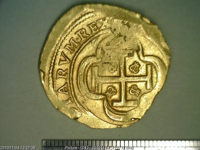 8 Escudos Felipe V Primera Epoca 1714 · Reverso