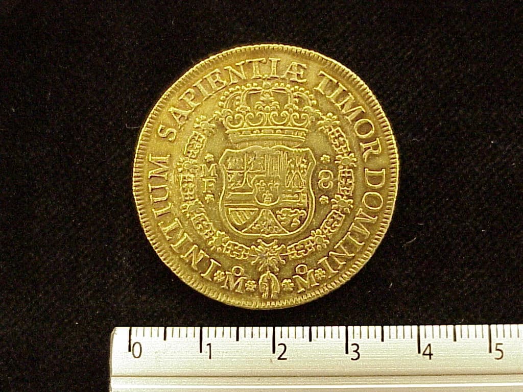 8 Escudos Felipe V Segunda Epoca 1736 · Reverso