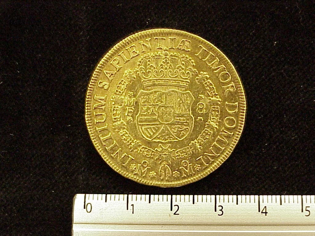 8 Escudos Felipe V Segunda Epoca 1740 · Reverso