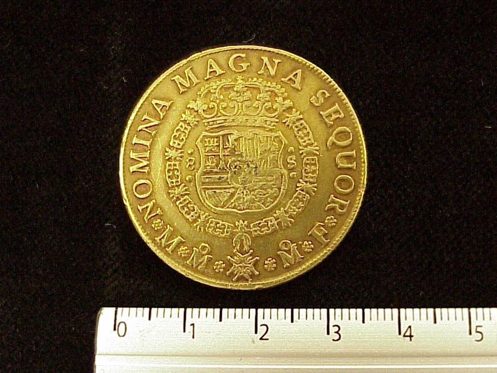 8 Escudos Fernando VI 1748 · Reverso