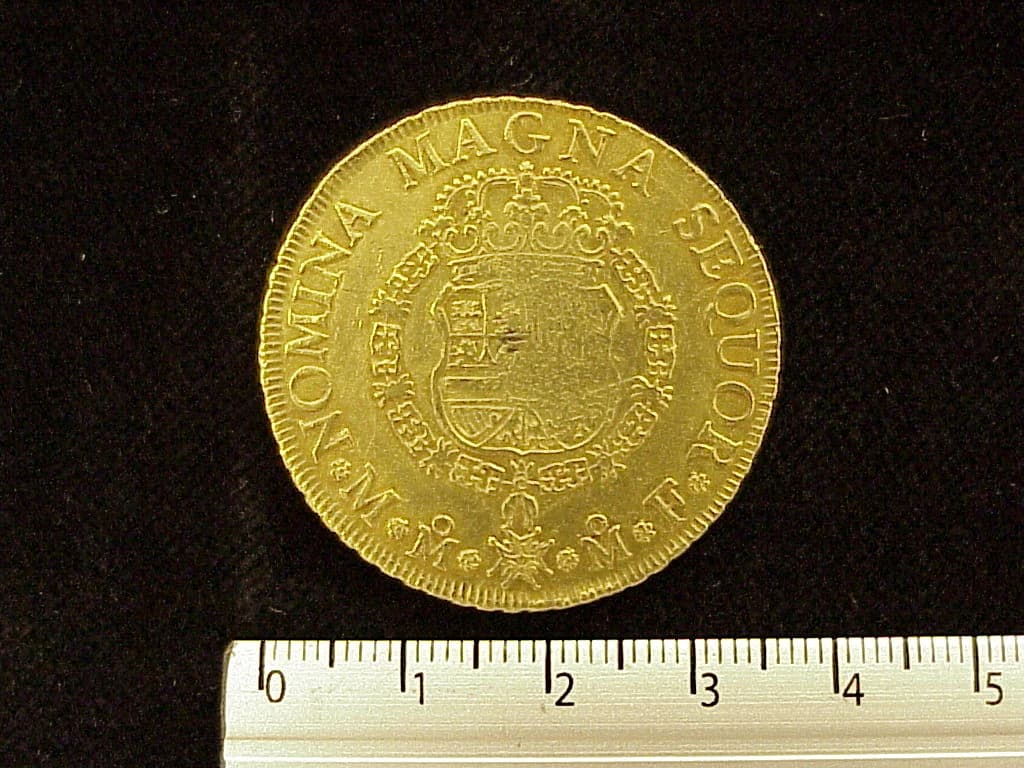 8 Escudos Fernando VI 1754 · Reverso