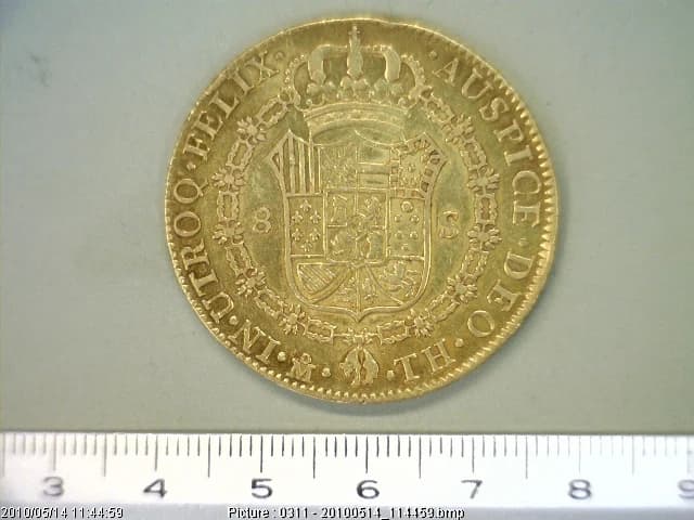 8 Escudos Fernando VII 1808 · Reverso