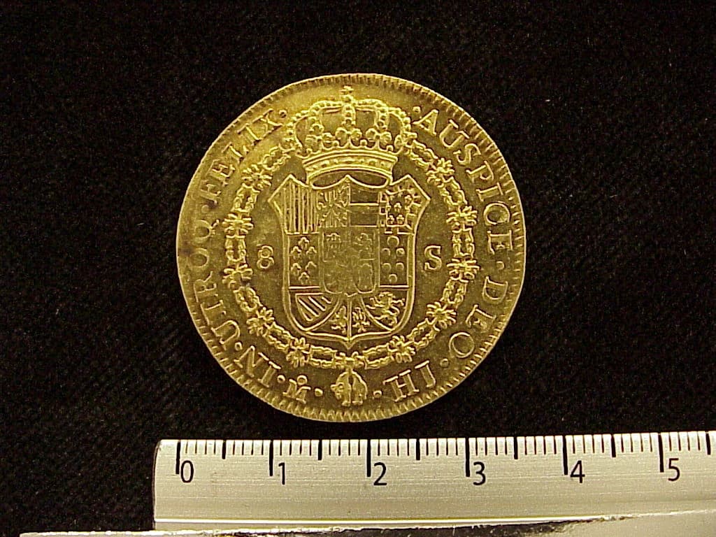 8 Escudos Fernando VII 1809 · Reverso