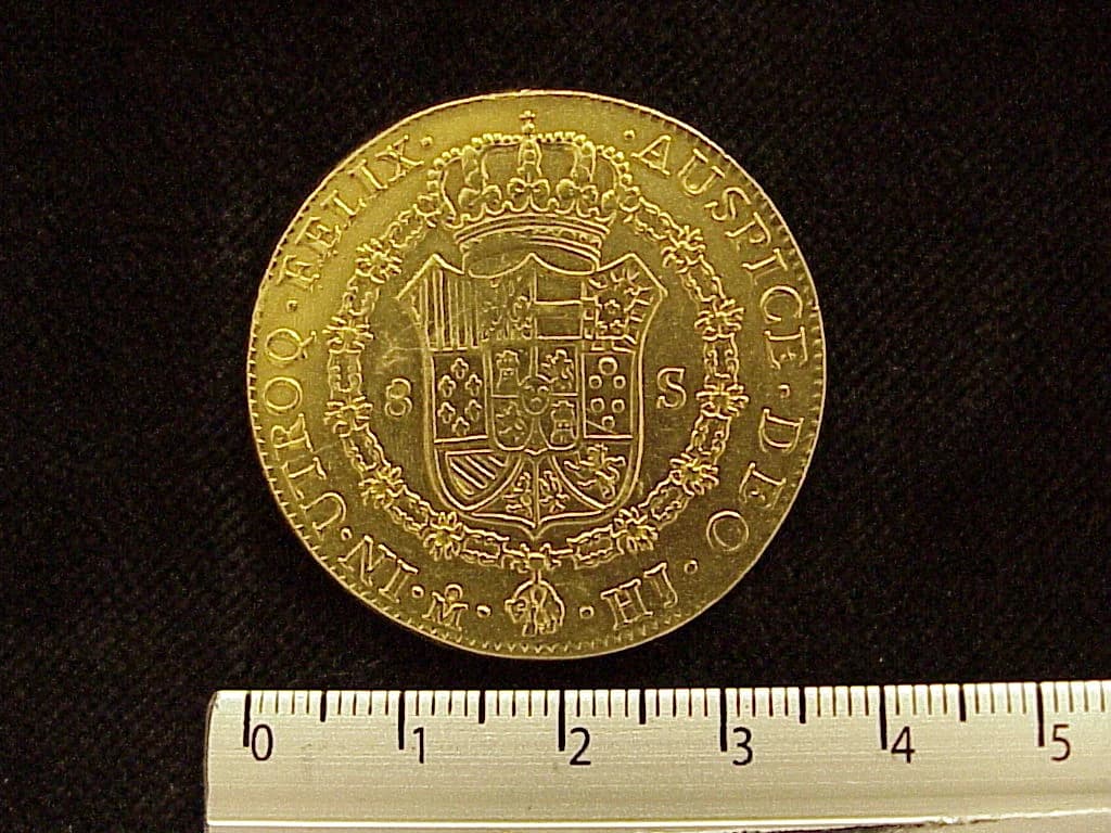 8 Escudos Fernando VII 1810 · Reverso