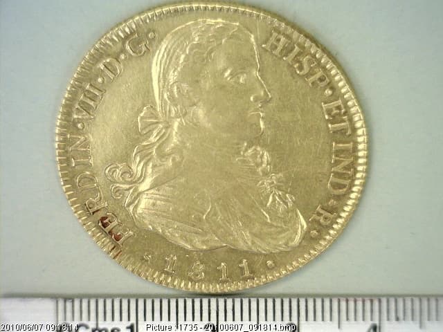 8-escudos-fernando-vii-1811-mexico-jj - anverso (Banxico)