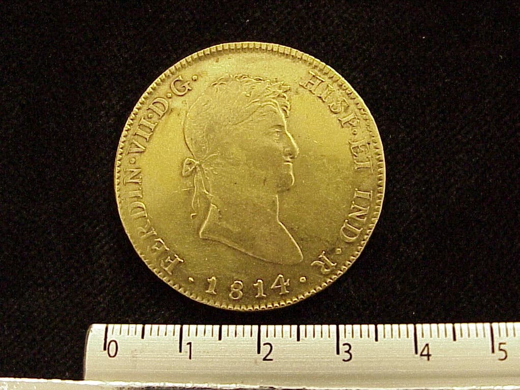 8-escudos-fernando-vii-1814-mexico-jj - anverso (Banxico)