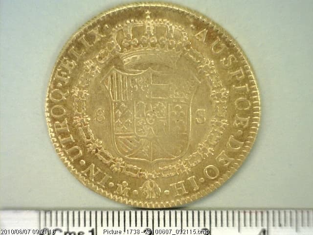 8 Escudos Fernando VII 1815 · Reverso