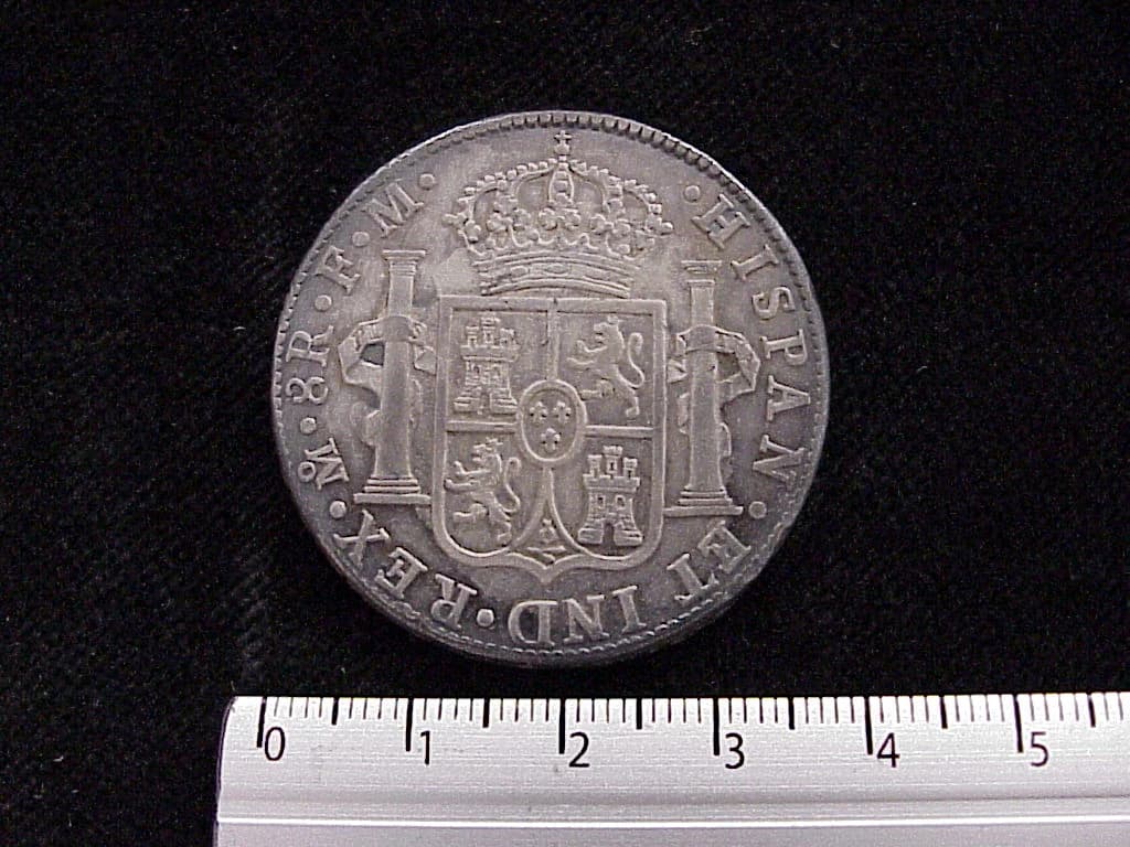 8 Reales Carlos IV 1789 · Reverso