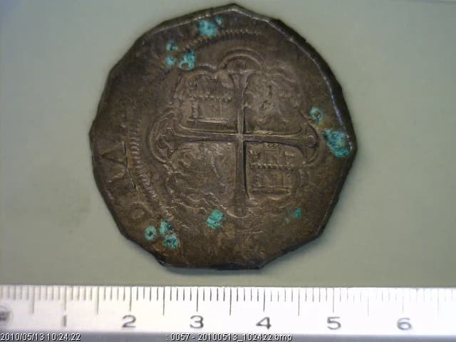 8 Reales Felipe III 1607 · Reverso