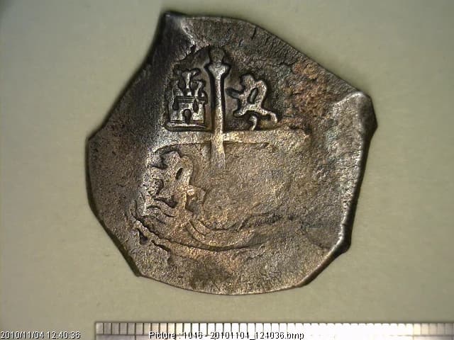 8 Reales Felipe V I 1714 · Reverso