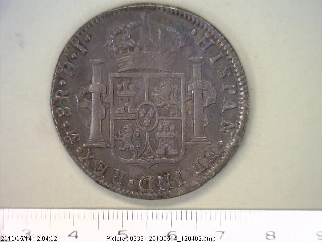 8 Reales Fernando VII 1809 · Reverso