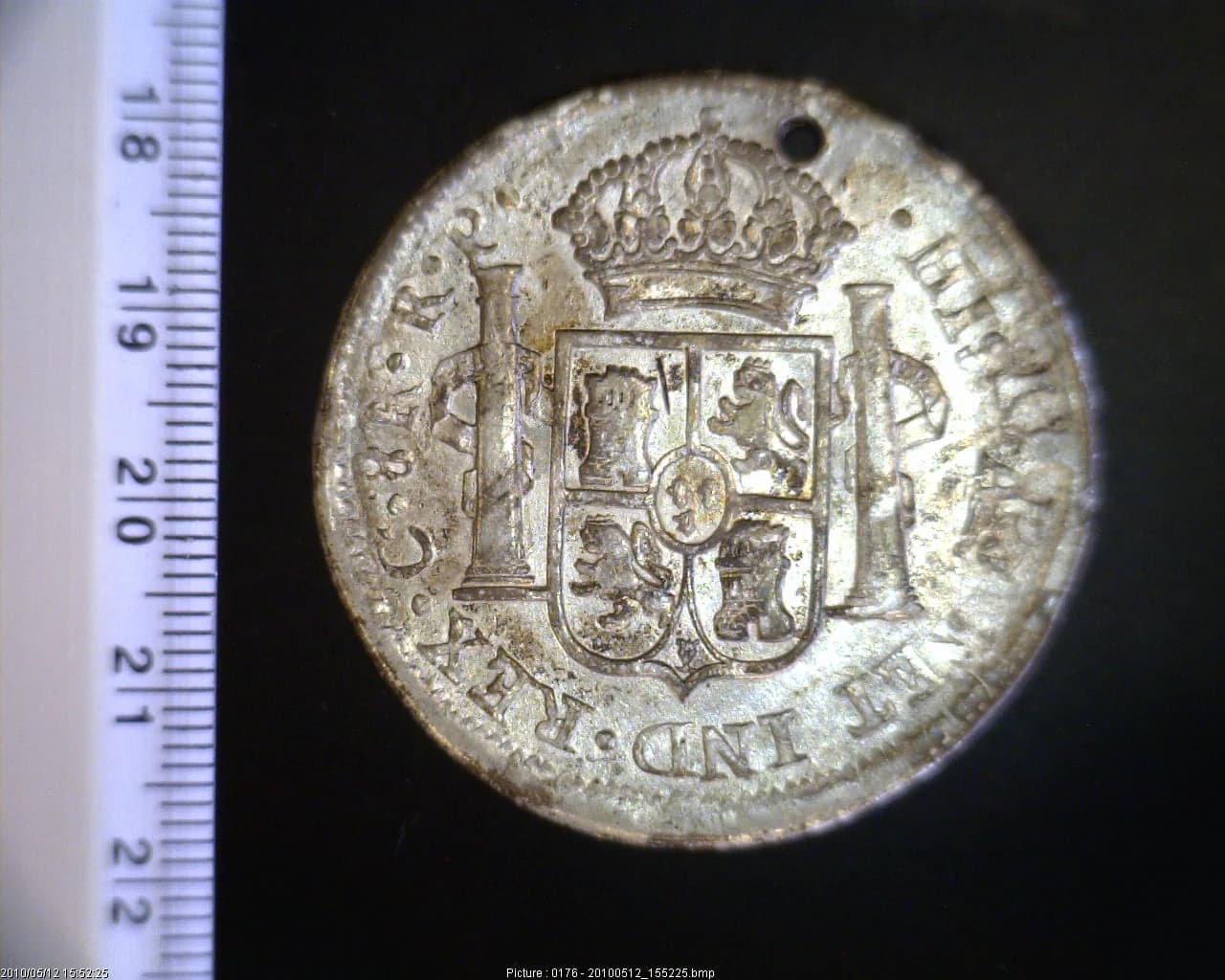 8 Reales Plata Independencia 1821 · Reverso