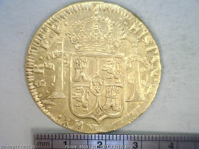 8 Reales Realista 1814 · Reverso