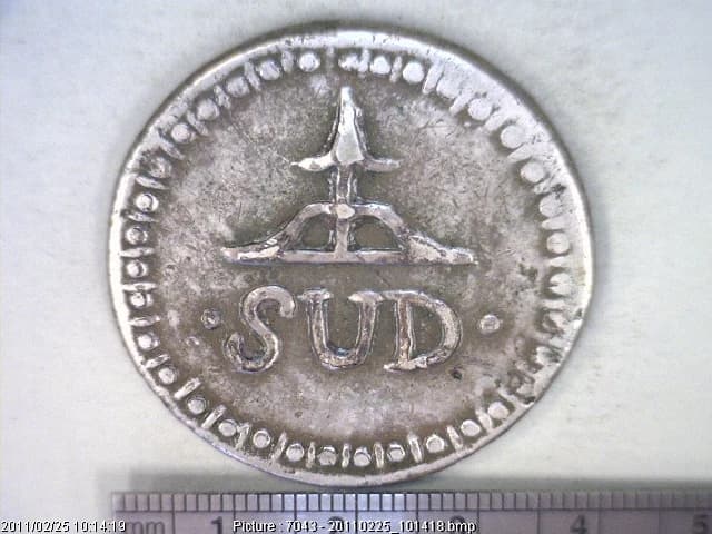 8 Reales Resellos y contramarcas 1809 · Reverso