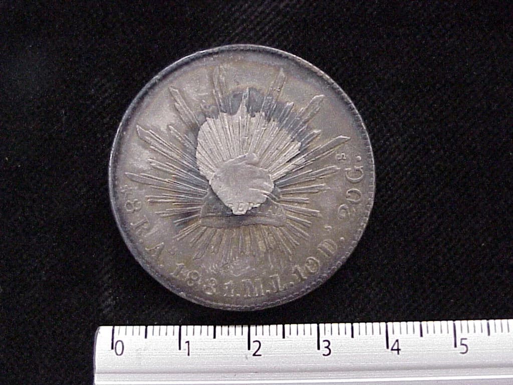8 Plata 1881 . Inventario Banxico 5731 (reverso)