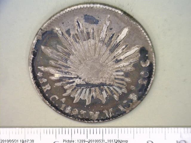 8 Plata 1893 . Inventario Banxico 6631 (reverso)