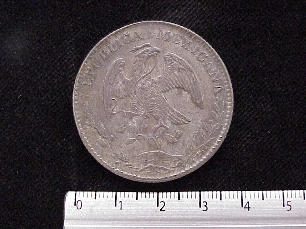 8 Plata 1881 . Inventario Banxico 6992 (reverso)