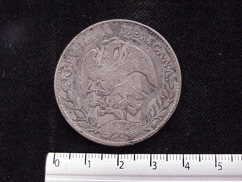 8 Plata 1882 . Inventario Banxico 6995 (reverso)