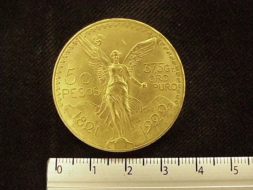 Centenario 50 Pesos Oro 1922 · Reverso