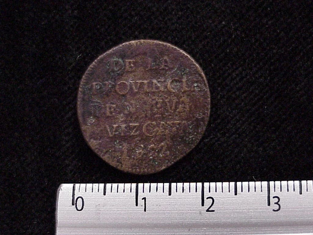 1/4 Real Agustín de Iturbide 1822 · Reverso