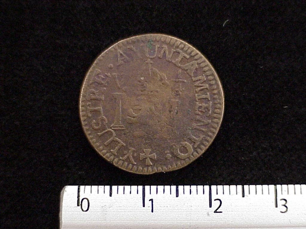1/4 Real Realista 1814 · Reverso