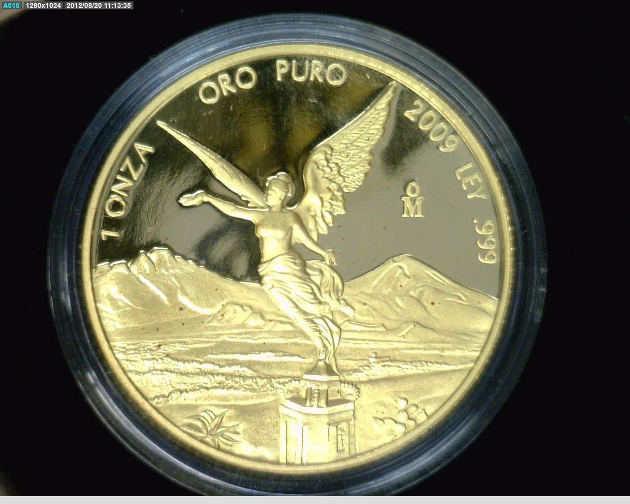 Onza Libertad Oro 2009 Proof · Reverso