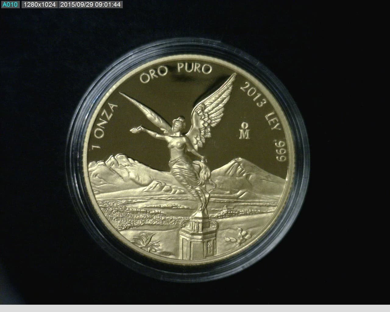 Onza Libertad Oro 2013 Proof · Reverso