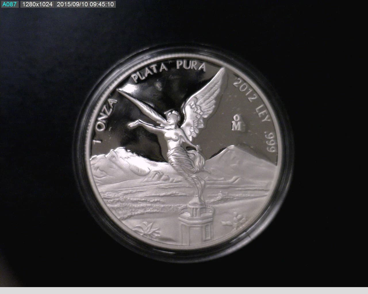Onza Libertad Plata 2012 Proof · Reverso