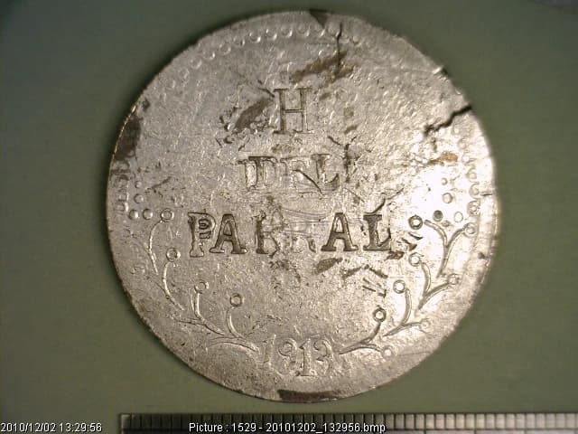 Anverso de moneda 1 peso Peso Caballito 1913, plata 0.999